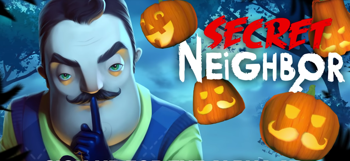 Секрет соседа игра. Игра секрет Нейбора. Привет сосед. Привет сосед Хэллоуин. Секрет нейбор на пк